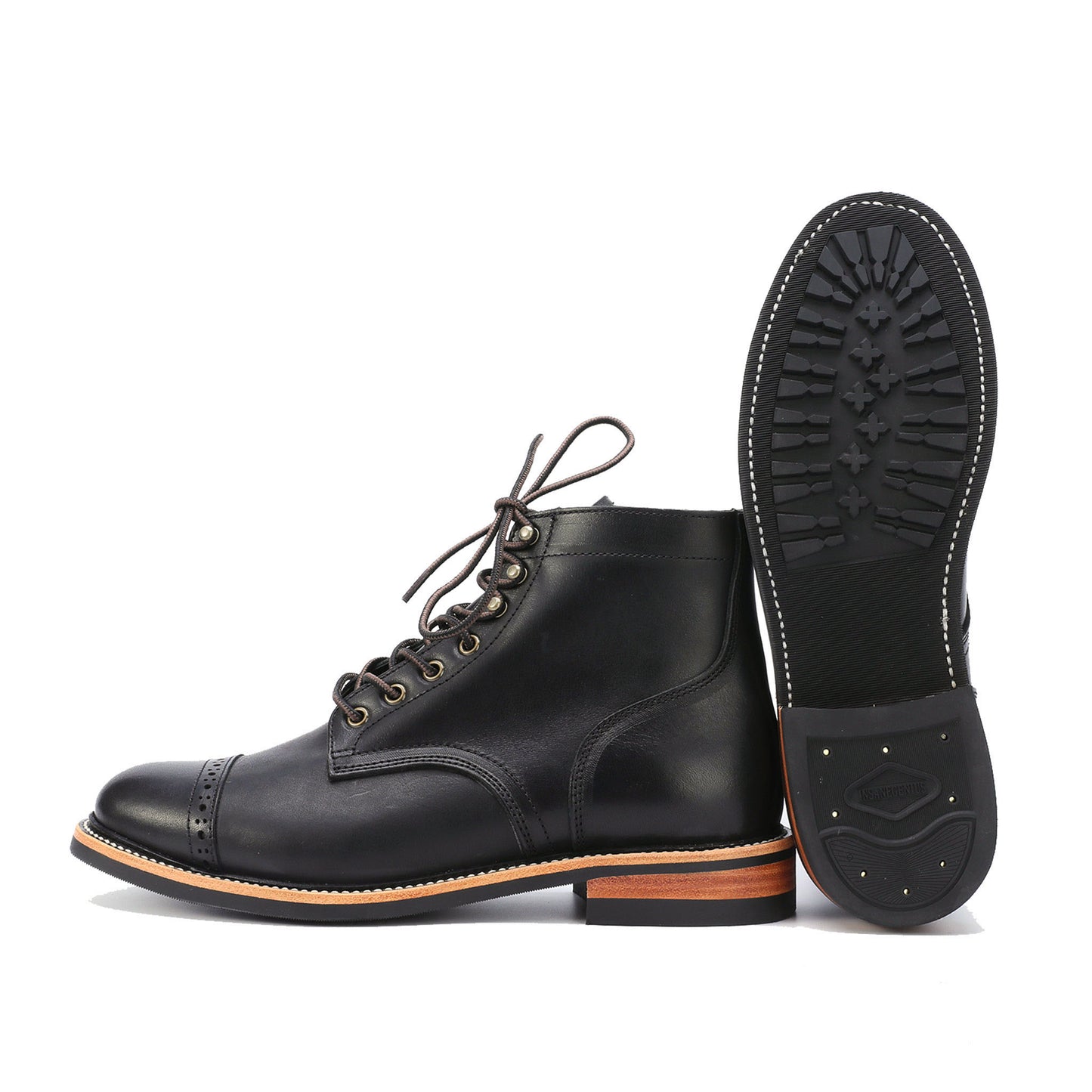 Work Boots 2030 Pirate Captain Black BL8809