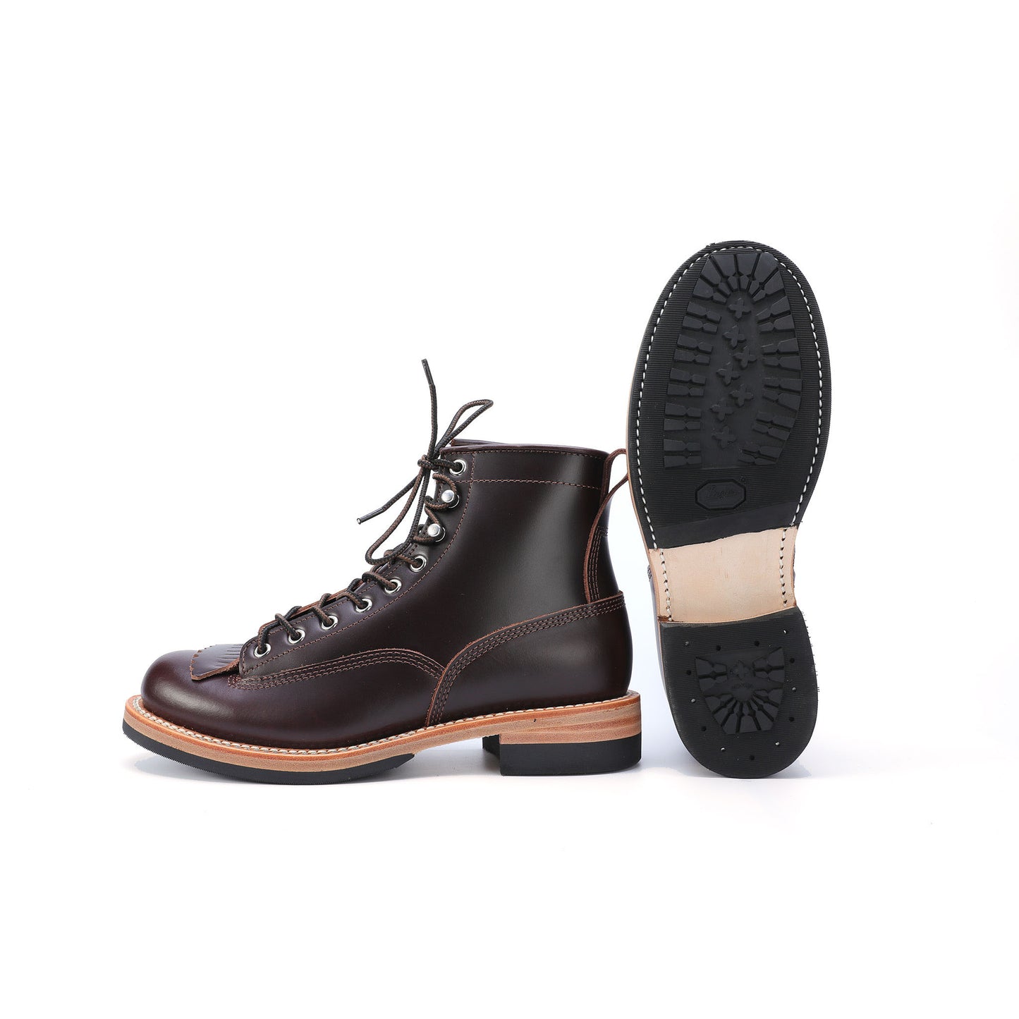 Work Boots Short Face Dark Knight Claret CL8815