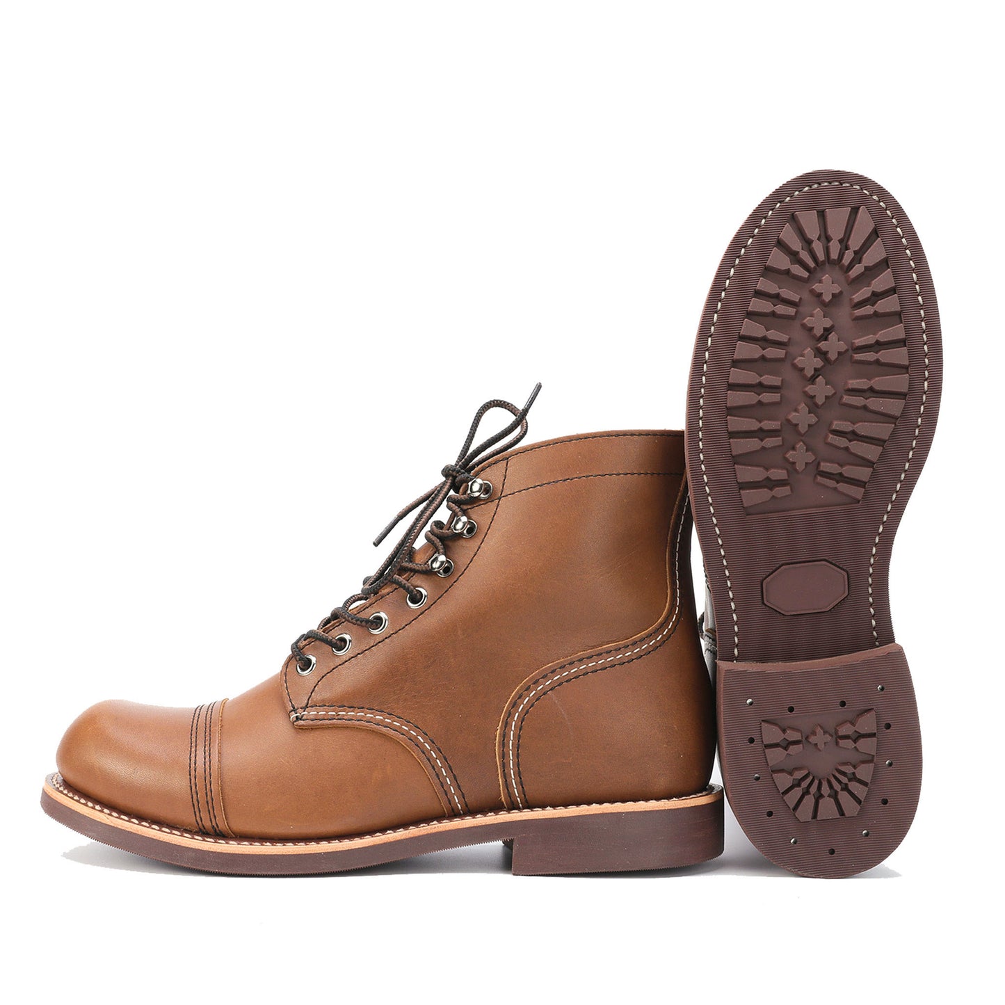 Goodyear-Welted Boots Iron Ranger Amber Harness Brown BW8803