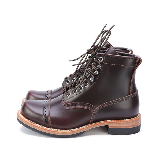 Goodyear-Welted Boots Wild Cowboy Claret CL8816